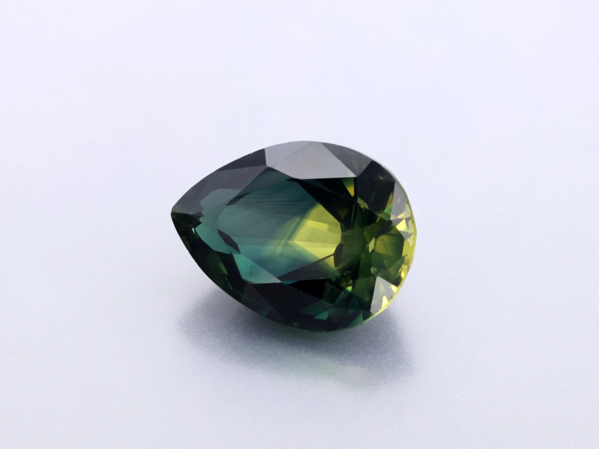 Parti Sapphire 8.95 x 6.81 x 4.87mm Pear Shape Australian