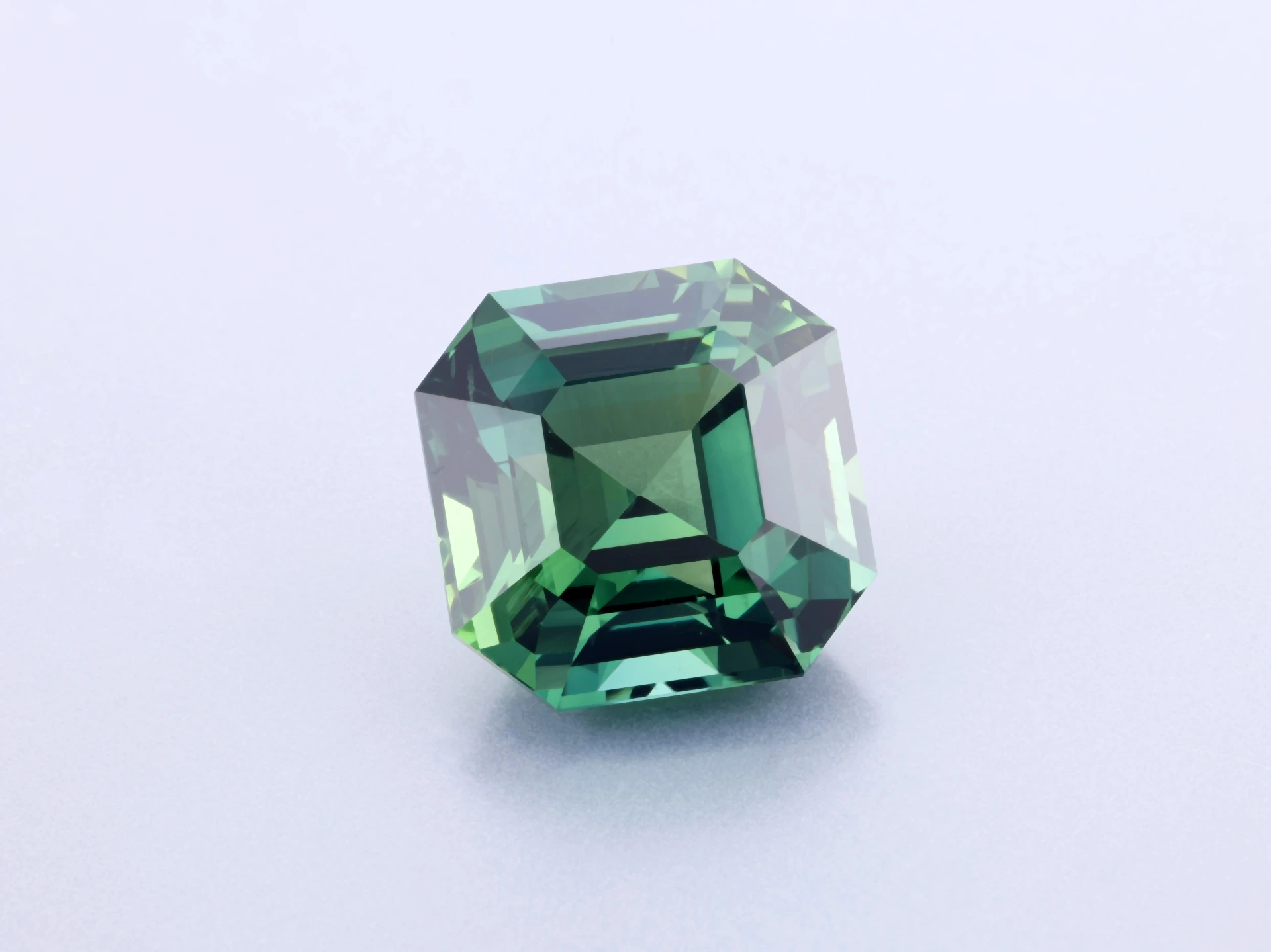 Madagascan Sapphire 9.73 x 9.70 x 6.90mm Square Emerald Cut Teal