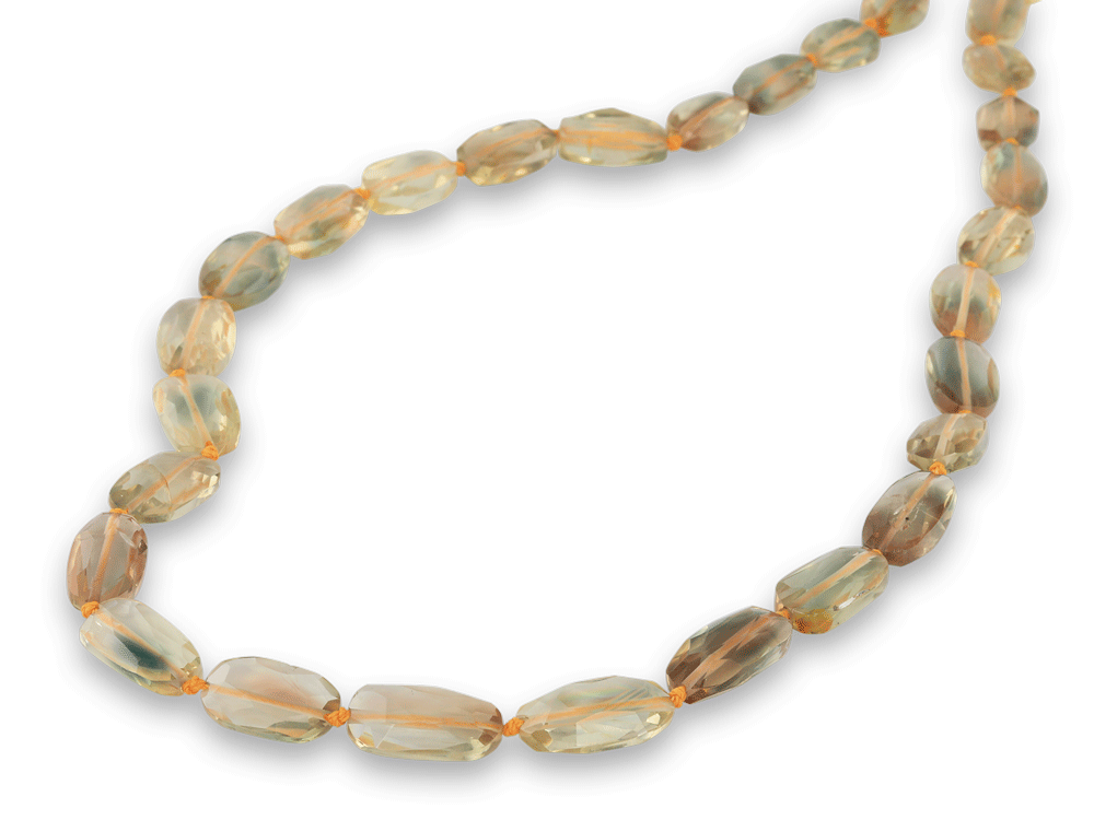 Beads Oregon SunStone Faceted 12x8 +/-mm Oval Strand
