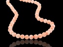 Coral Strand 6.5-9mm Graduated Round Polished Beads Pink