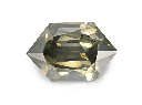 Salt & Pepper Diamond 12.3x7.9mm Hexagon