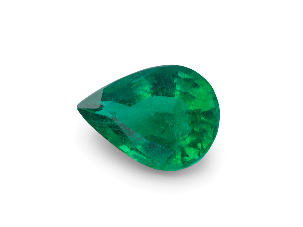Emerald Zambian 6.9x5.1mm Pear Shape