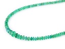 Emerald graduated rondell Strand 2.2-6.1mm with 9ct Yellow Gold Clasp