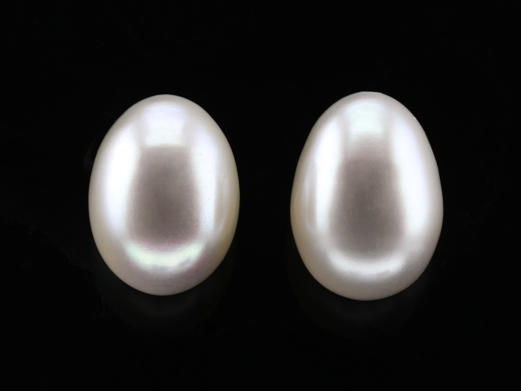 Freshwater Pearl 7-7.5mm White Drop Half Drilled