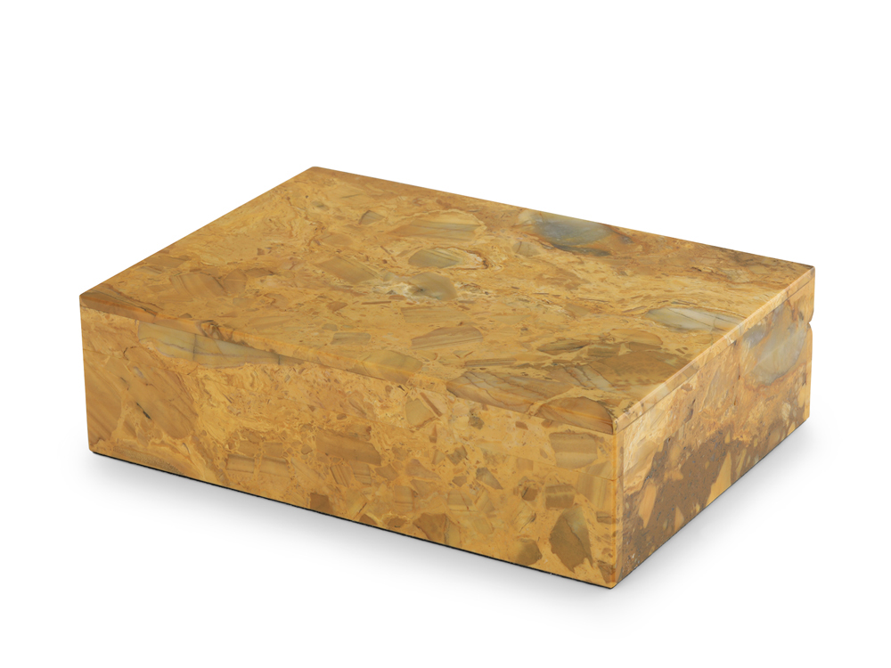 Ornamental Yellow Jasper 150x100mm Gem box