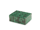 Ornamental Malachite 100x80mm Gem box