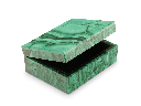 Ornamental Malachite 100x80mm Gem box