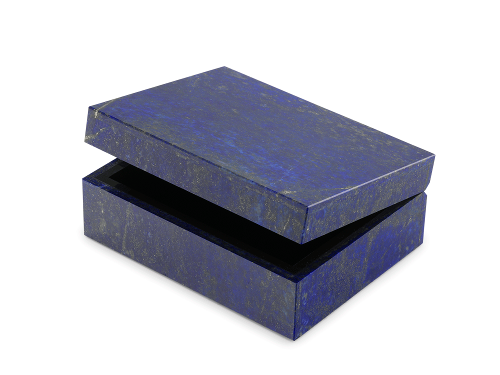 Ornamental Lapis 100x80mm Gem box