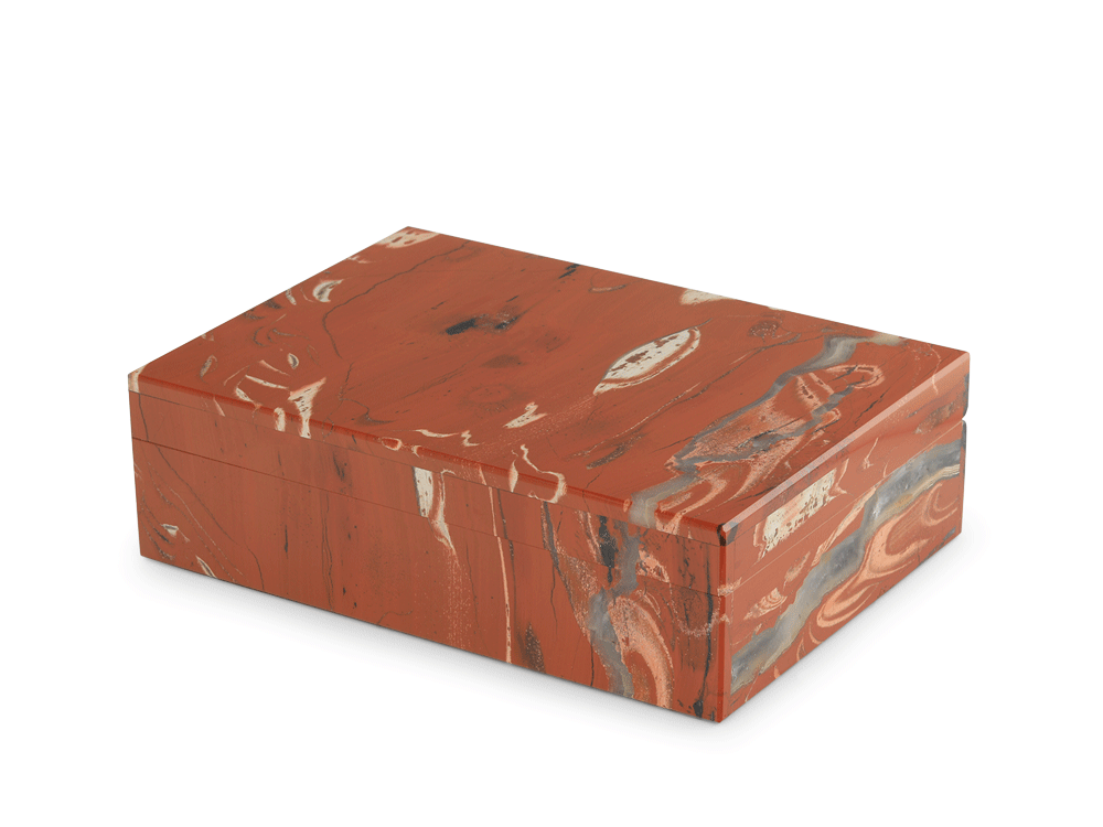 Ornamental Red Jasper  150x100mm Gem box