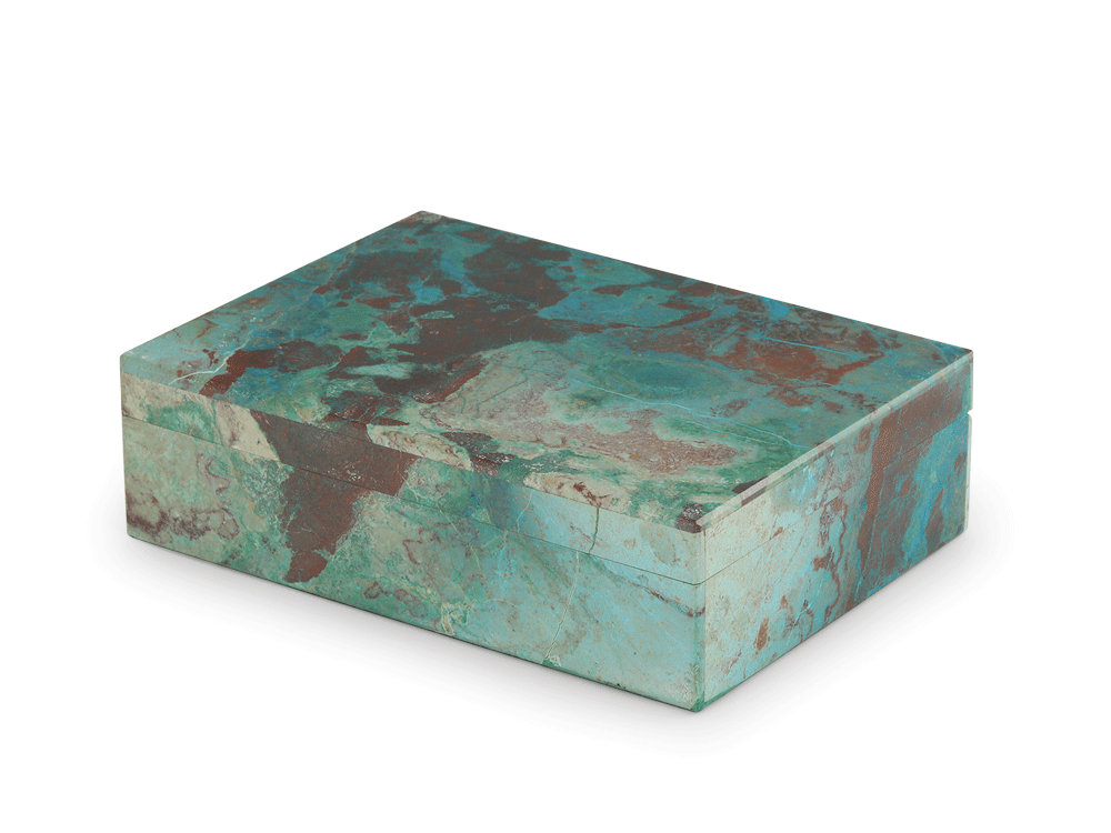 Ornamental Chrysocolla 150x100mm Gem box