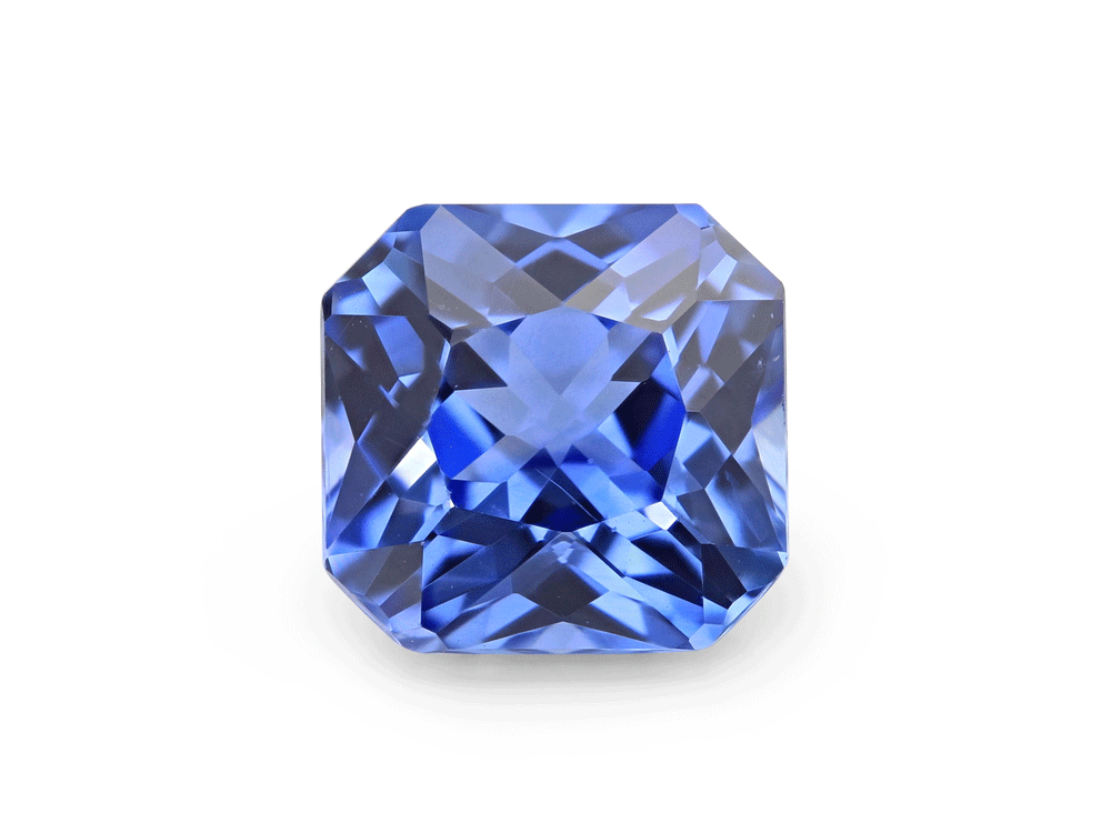 Ceylon Sapphire 7x6.85mm Fancy Radiant Cut Blue