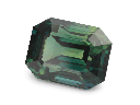 Sapphire 10.01x7.62mm Emerald Cut Teal