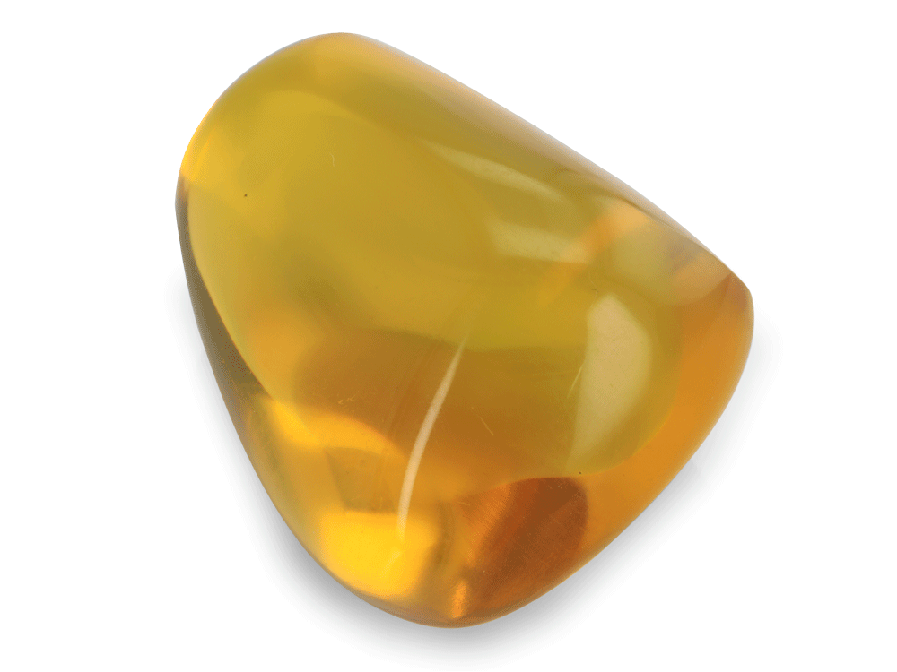 Dominican Amber 37x21mm Triangular f/form no insects