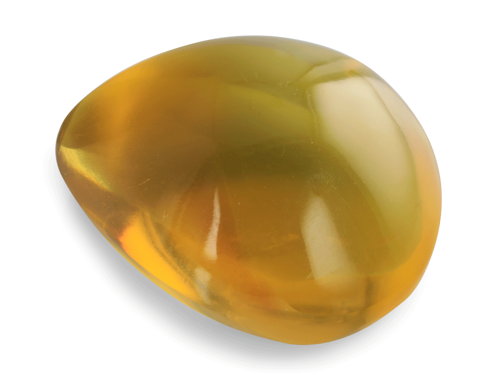 [AMBX3157] Dominican Amber 22x17mm Triangular F/form 
