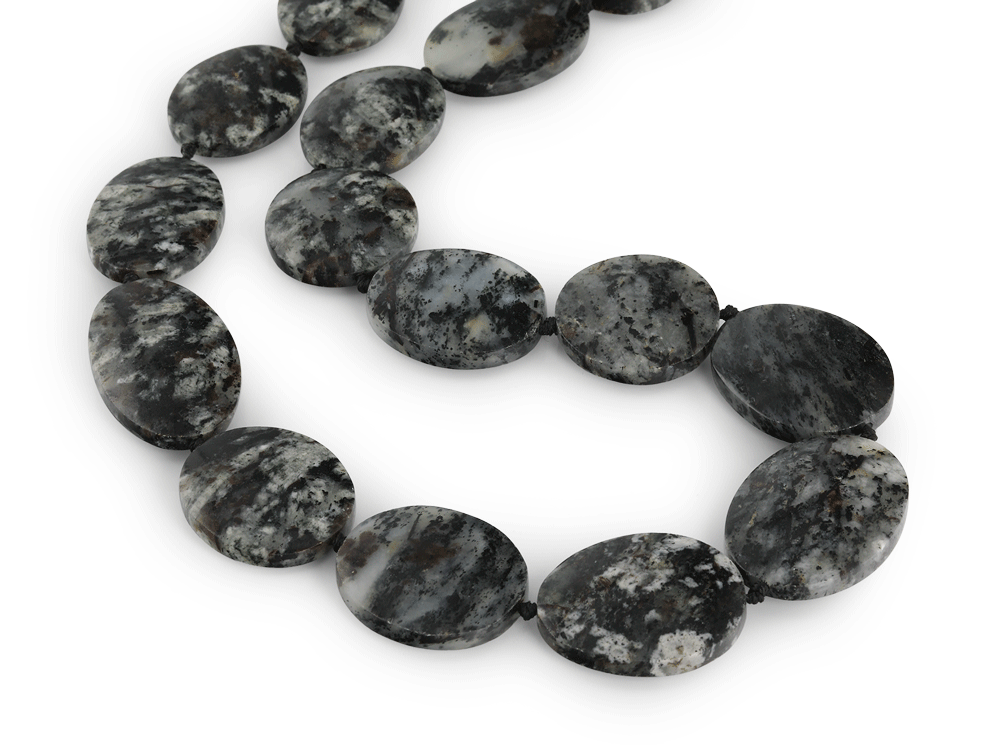 Astrophyllite Irregular Polished Flat Disc Strand