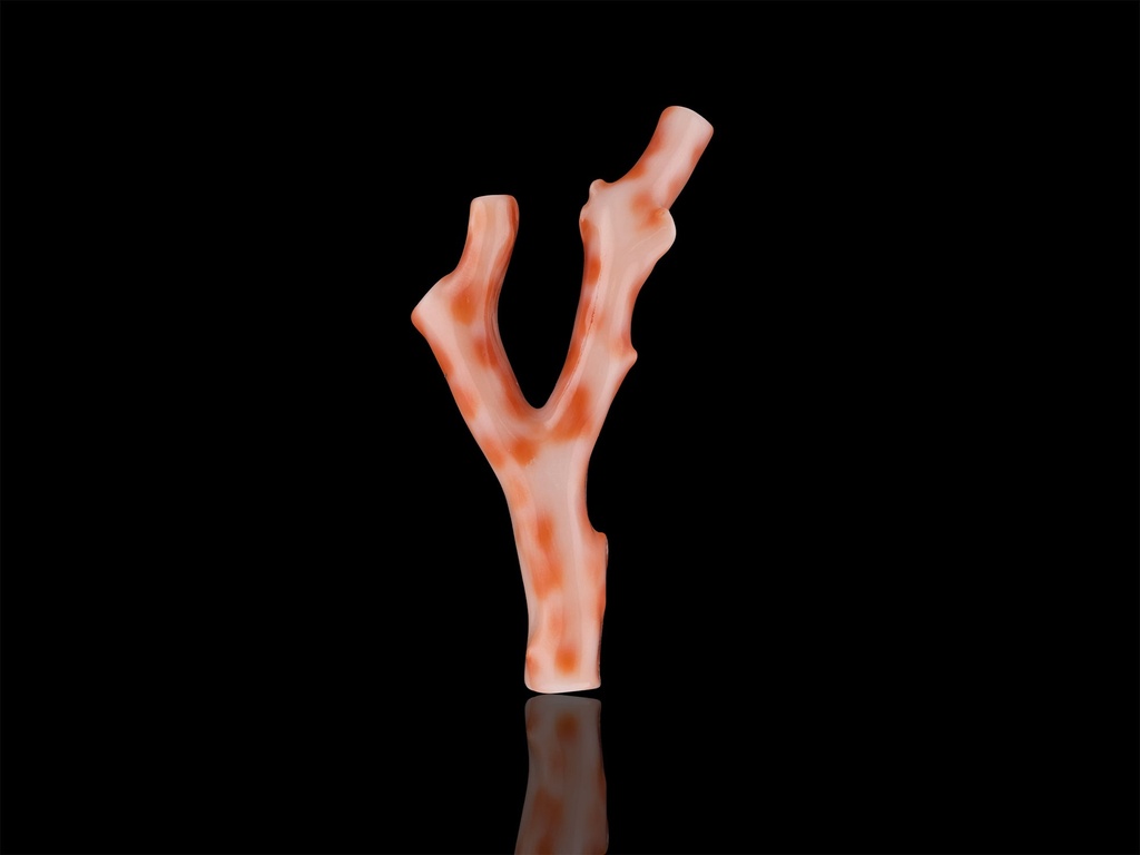 Mottled Pink Coral Taiwanese 65mm Wishbone 