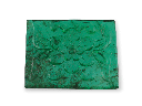 Emerald 19.9x17mm Rectangular Flower Carving 