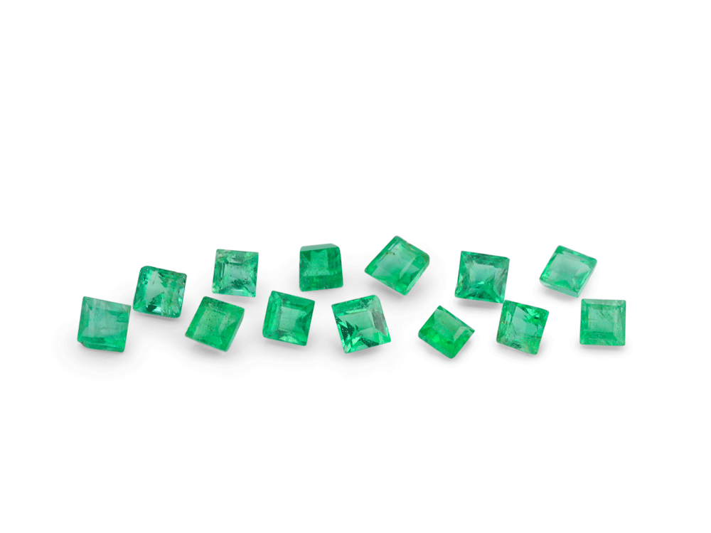 Emerald 1.25mm Square Carre 1st Grade 