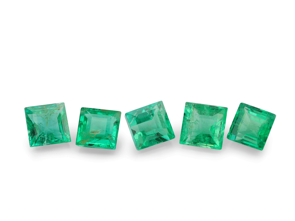 Emerald 2.75mm Square Carre Gem Grade 