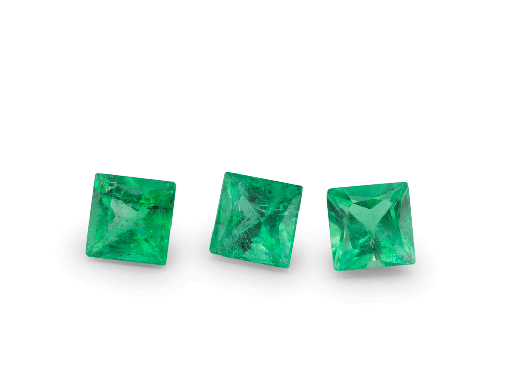 [EQPG0325] Emerald 3.25mm Square Princess Gem Grade 