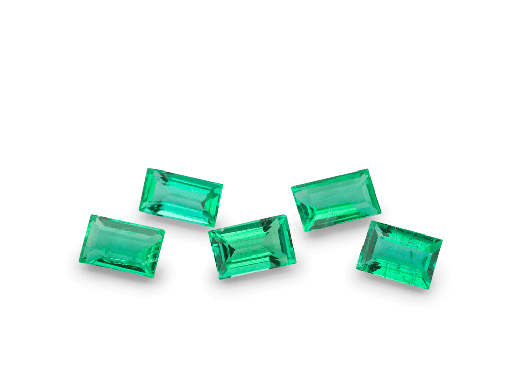 [EB03502A] EB03502A - Emerald Zambian 3.5x2mm  Baguette 