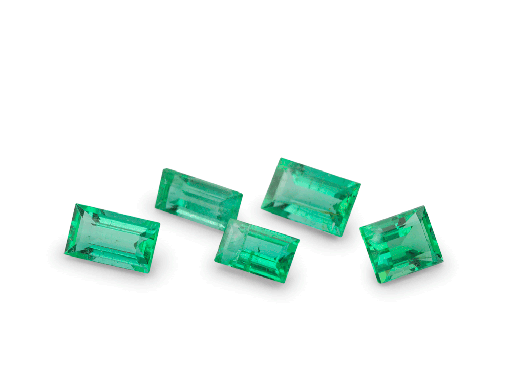 [EB03502B] EB03502B - Emerald Zambian 3.5x2mm +/- Baguette 