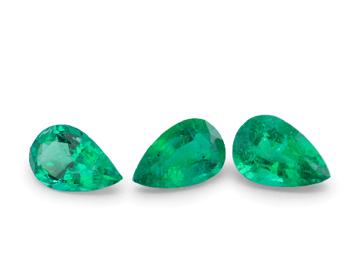 [EP0604B] EP0604B - Emerald Zambian 6x4mm Pear 