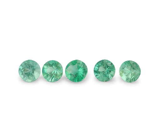 [ER0275A] Emerald Zambian 2.75mm Round