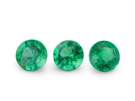 [ER045A] ER045A - Emerald Zambian 4.5mm Round 