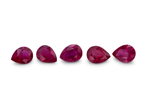 [RP0403A] RP0403A - Ruby Pink 4x3mm Pear 
