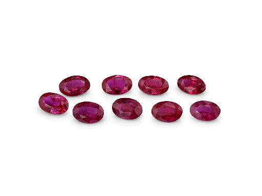 [RV0302A] Ruby Red 3x2mm Oval