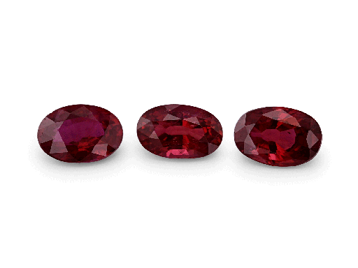 [RV0604D] Ruby Dark Red 6x4mm +/- Oval