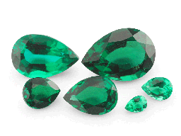 Hydrothermal Emerald - Pear Shape