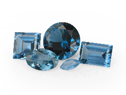 Synthetic Spinel (Zircon Blue) - Round