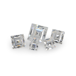 Signity Cubic Zirconia (White) - Square Carre