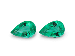 [EX3298] Emerald 9x5.8mm Pear Shape PAIR