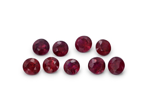 [RR02B] Ruby Deep Red 2.00mm Round