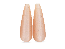 [BRIJ3107] Peach Moonstones 30x10mm Polished Drops
