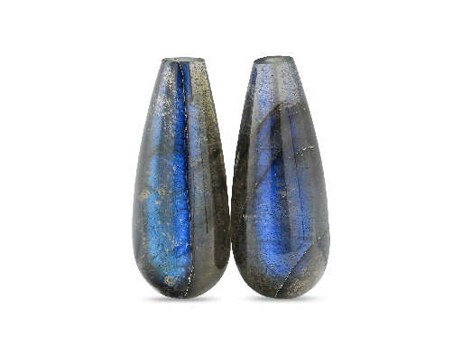 [BRIJ3122] Labradorite 20x8mm Polished Drops