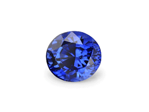 [SCX3441] Ceylon Sapphire 5.8x5.3mm Oval Blue
