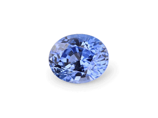 [SCX3442] Ceylon Sapphire 7x5.7mm Oval Light Blue