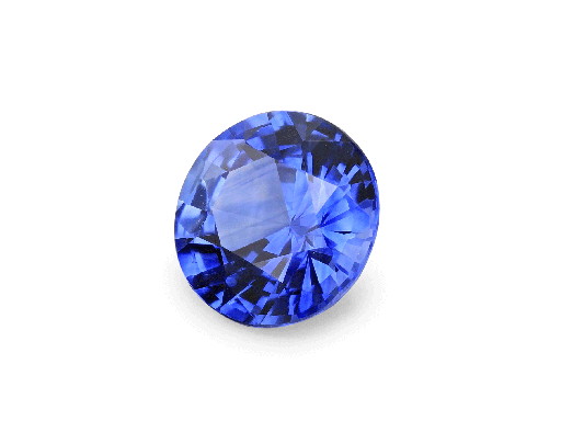 [SCX3448] Ceylon Sapphire 6.15mm Round Blue