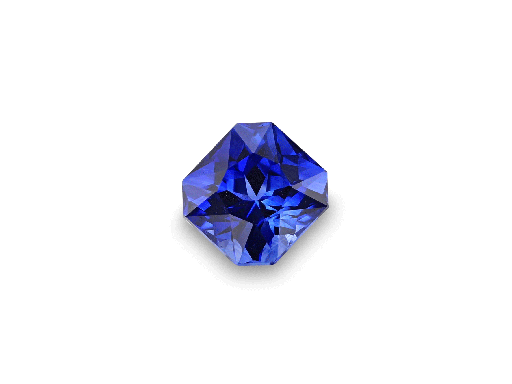[SCX3456] Ceylon Sapphire 5.4x5.2mm Radiant Cut Deep Blue
