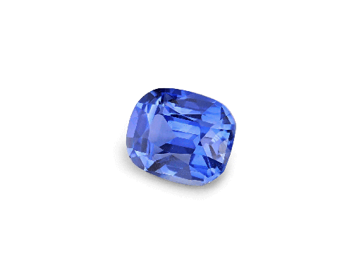[SCX3461] Ceylon Sapphire 6.4x5.3mm Cushion Bright Blue