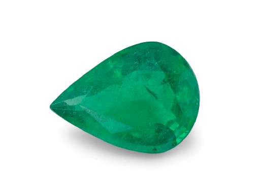 [EX3214] Emerald Zambian 8.2x6mm Pear Shape