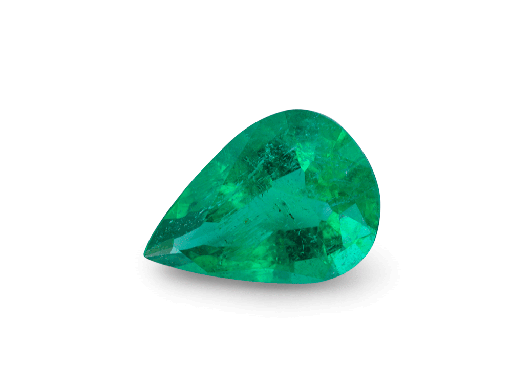 [EX3198] Zambian Emerald 6.9x4.9mm Pear Shape