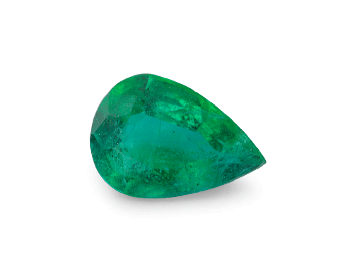 [EX3192] Emerald Zambian 7.1x4.9mm Pear Shape