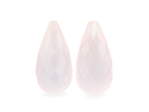 [RQBR-2010] Rose Quartz 20x10mm Briolette