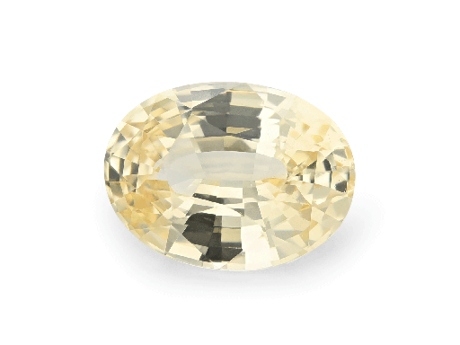 [SYX3126] Madagascan Yellow Sapphire 9.61x7.13mm Oval Light