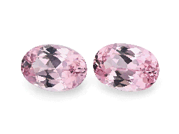 [SPINX3488] Lt Pink Spinel 7.3x5mm Oval PAIR